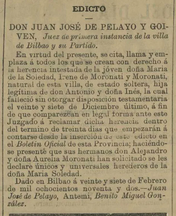 La Unión · edicto, página 3
