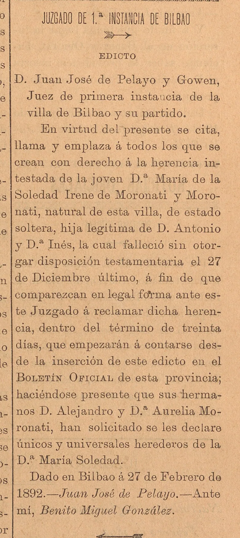 BOP Vizcaya · edicto, folio 815