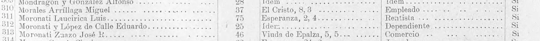 Recorte de consulta: las entradas consecutivas de Luis y Eduardo